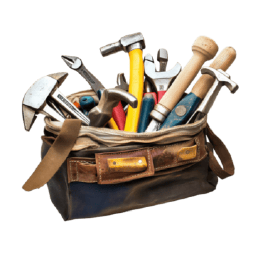 overflowing-tool-bag-assortment-on-transparent-background-png